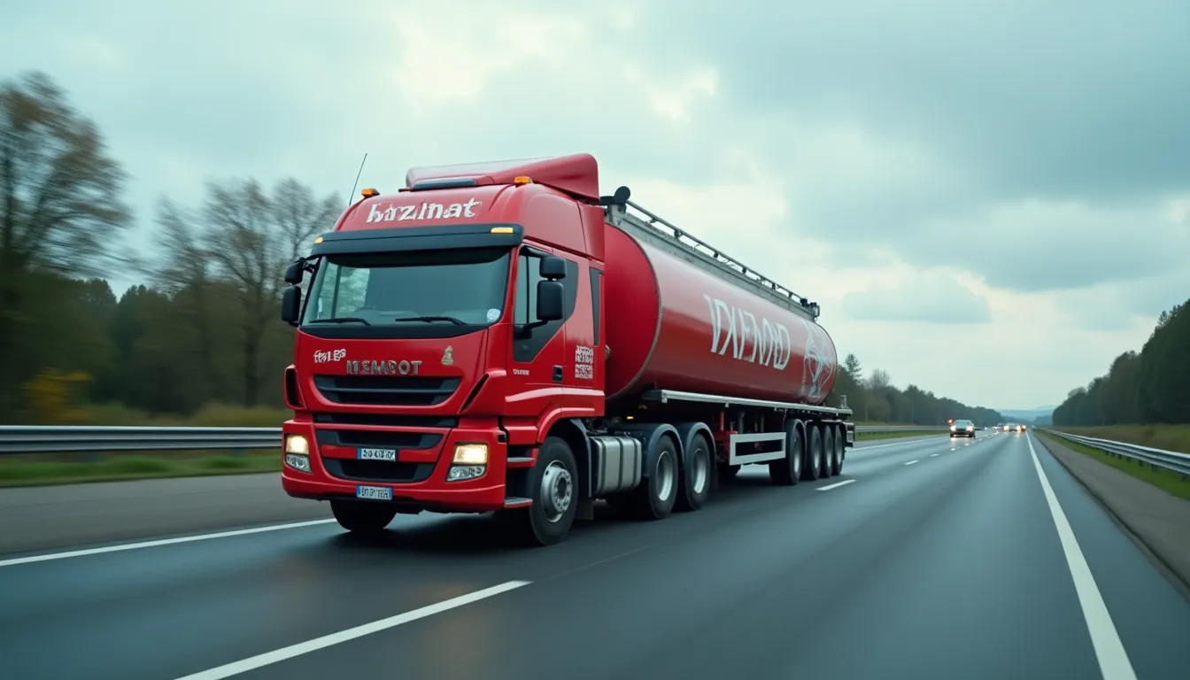 Transporte de materiales peligrosos: regulación y seguros obligatorios